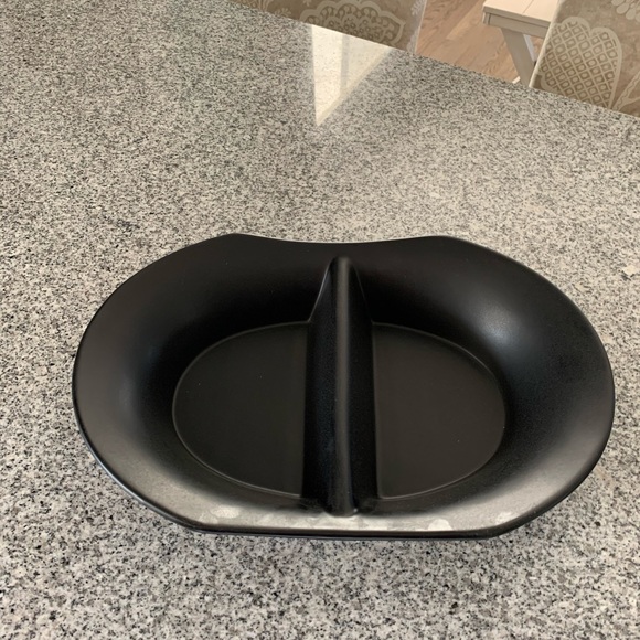 Black Ceramic Serving Dish - Picture 2 of 5